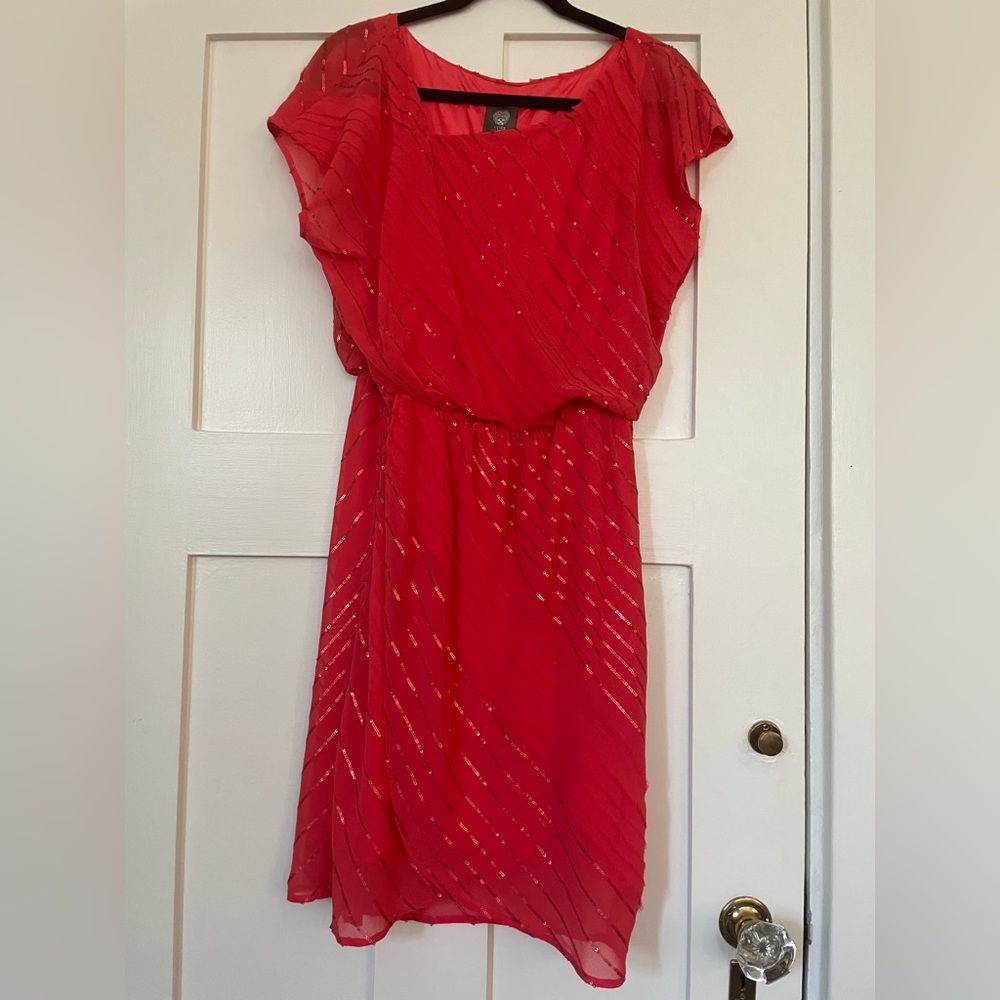 Vince Camuto Red Dress Perfect for Valentines Day!